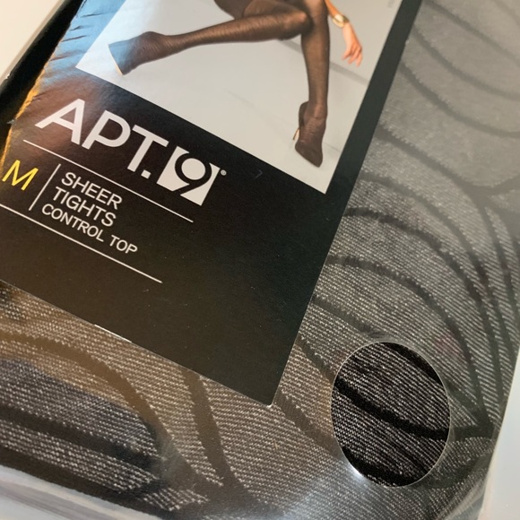 Sheer Tights Control Top - Picture 2 of 3